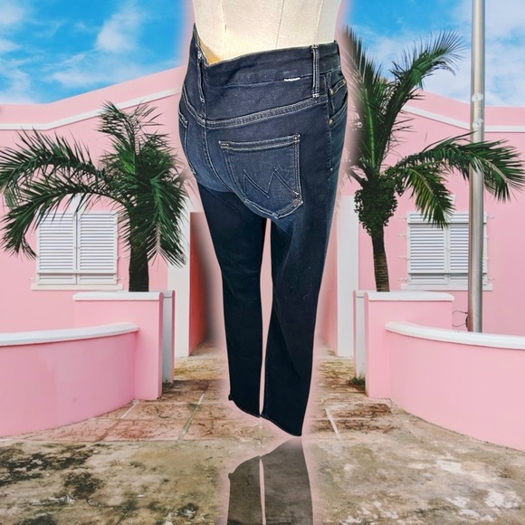 NWOT MOTHER Denim ‘High Waisted Looker’ Skinny Jeans in “Coffee, Tea or Me?” 25 - Picture 13 of 16